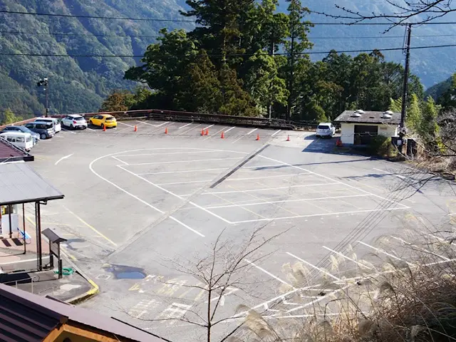 那智山観光センターの駐車場